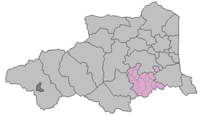 Situation du canton de Céret dans le département Pyrénées-Orientales