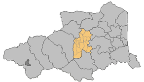 Situation du canton de Vinça dans le département Pyrénées-Orientales
