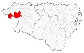 Situation du canton d'Espelette dans le département Pyrénées-Atlantiques