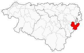 Situation du canton de Pontacq dans le département Pyrénées-Atlantiques