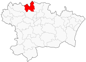 Situation du canton de Saissac dans le département Aude