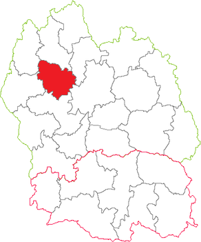 Situation du canton d'Aumont-Aubrac dans le département Lozère