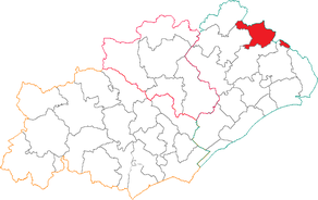 Situation du canton de Claret dans le département Hérault