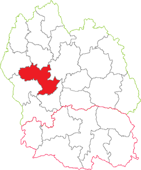 Situation du canton de Marvejols dans le département Lozère