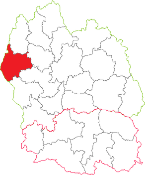 Situation du canton de Nasbinals dans le département Lozère