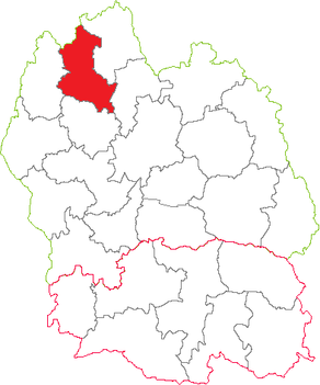 Situation du canton de Saint-Chély-d'Apcher dans le département Lozère