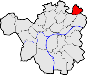 Localisation de Gelbressée dans la commune de Namur