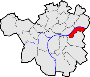 Localisation de Lives-sur-Meuse dans la commune de Namur