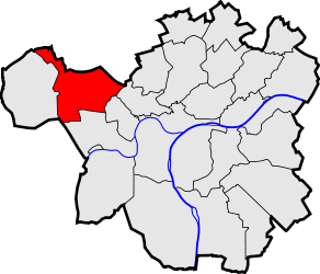 Localisation de Suarlée dans la commune de Namur