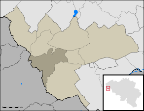 Localisation de Dranouter au sein de Heuvelland