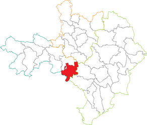 Situation du canton de Quissac dans le département Gard