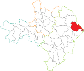 Situation du canton de Roquemaure dans le département Gard