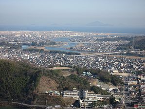 Iwakuni view from Iwakuni Castle.jpg