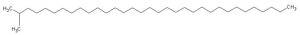Représentations du 2-méthyltritriacontane