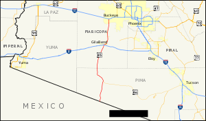 Arizona State Route 85 map.svg