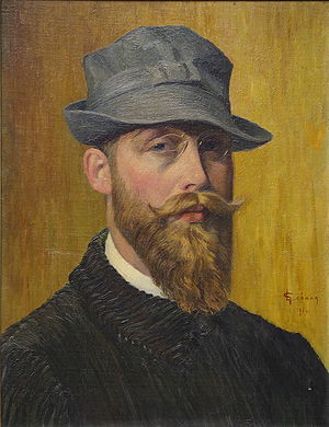 Georges Émile Lebacq, Autoportrait, 1914