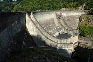 Le barrage du Chastang