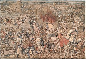 La bataille de Pavie (Tableau du XVIe siècle