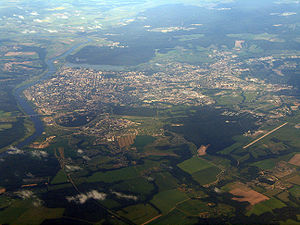Kalouga : vue aérienne