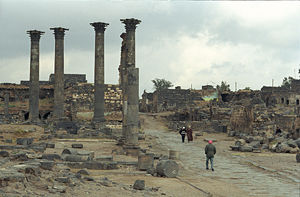 Voie romaine à Bosra