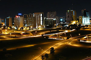 Vue de Brasilia la nuit - Brasília