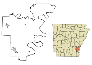 Localisation de Arkansas City