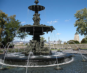 Fontaine de Tourny, devant le Parlement du Québec
