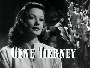 Gene Tierney dans Laura  (1944)