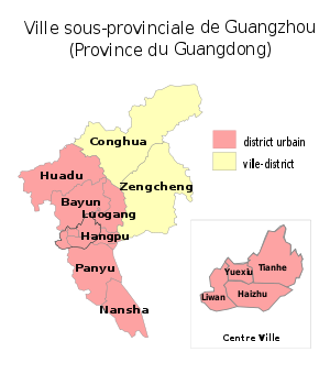 Guangzhou administrative divisions (French).svg