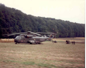 Hélicoptère de transport lourd de l'armée allemande