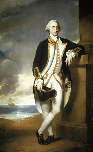 Hugh Palliser, portrait par George Dance, v. 1775, National Maritime Museum, Greenwich
