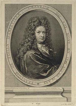 François Poilly.Portrait par Jean-Louis Roullet