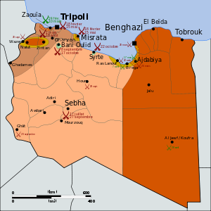 Progression de la guerre civile libyenne de 2011