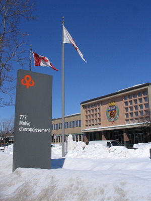 Mairie de l'arrondissement Saint-Laurent Localisation de Saint-Laurent dans Montréal