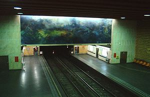 Quais de la station « Étangs Noirs »
