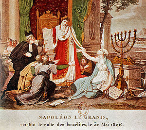 Napoleon stellt den israelitsichen Kult wieder her, 30. Mai 1806.jpg