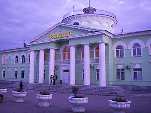 La gare de Novokouïbychevsk