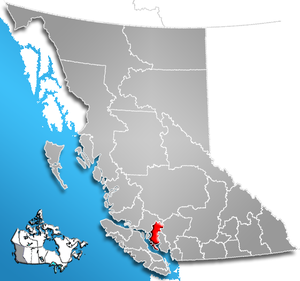 Powell River Regional District, British Columbia Location.png