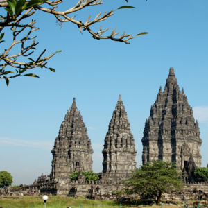 Vue du site de Prambanan