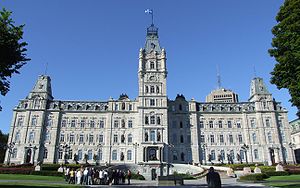 L'Hôtel du Parlement, qui abrite l'Assemblée nationale du Québec.