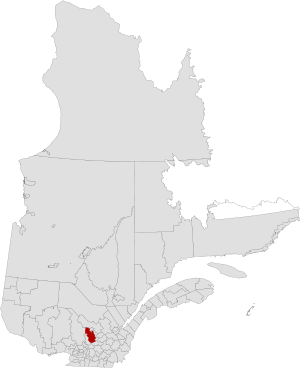 Quebec MRC Maskinongé location map.svg