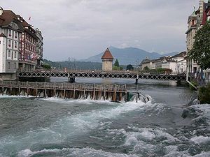 La Reuss à Lucerne