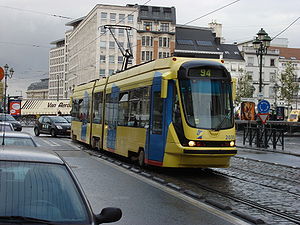 STIB-MIVB Tram 2035 at Louiza-Louise.jpg