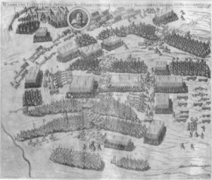Bataille de Stadtlohn, eau-forte de 1626