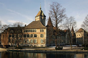 Le bâtiment du musée national suisse, à Zurich
