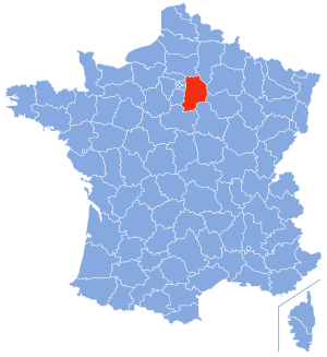 Localisation de la Seine-et-Marne