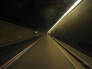 Intérieur du Tunnel