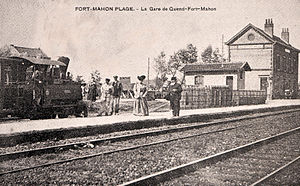 Tramway de Quend - Fort-Mahon - La gare Nord de correspondance.jpg