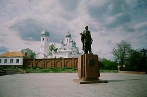 Statue d'Ivan Nepliouïev à Troïtsk.