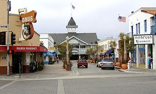 Vue générale de Newport Beach